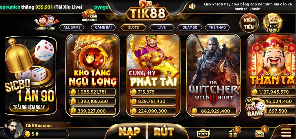 Nổ Hũ Tik88